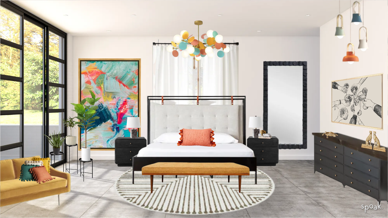 Interior room design created on Spoak