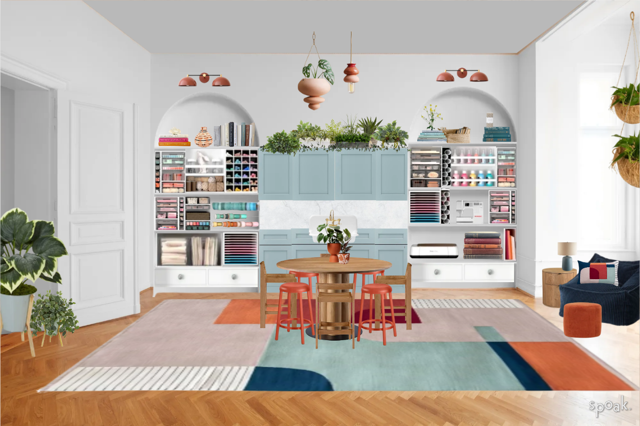 Interior room design created on Spoak