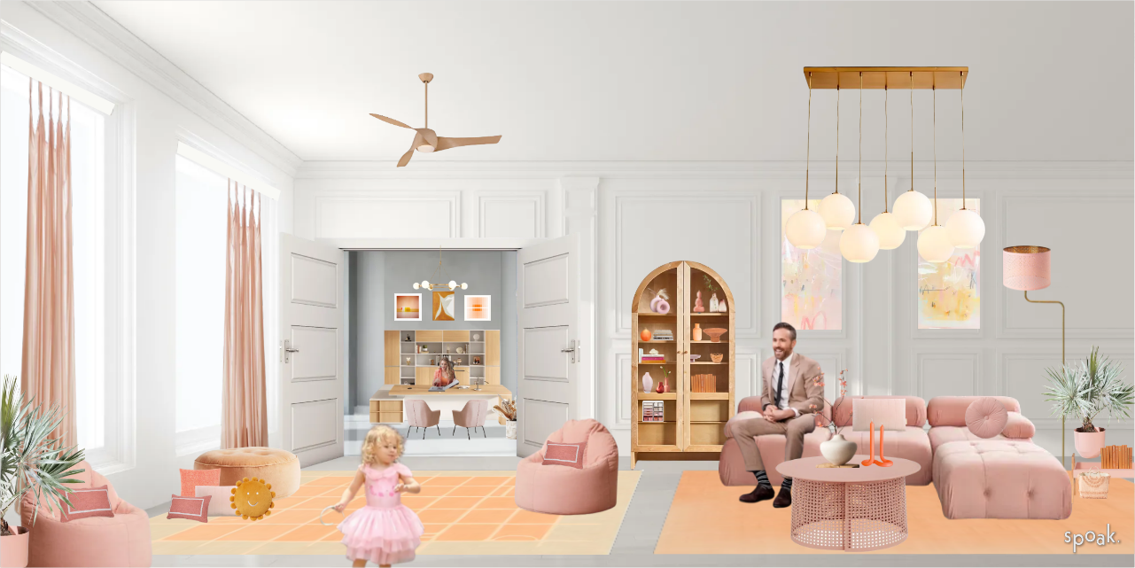 Interior room design created on Spoak