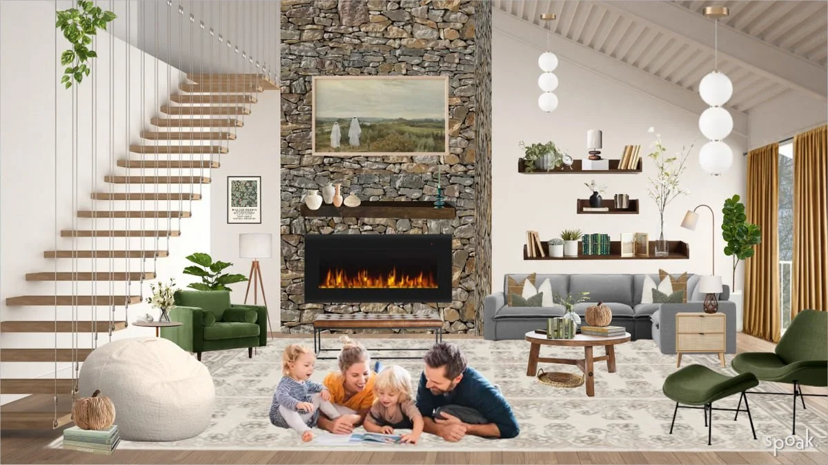 Interior room design created on Spoak