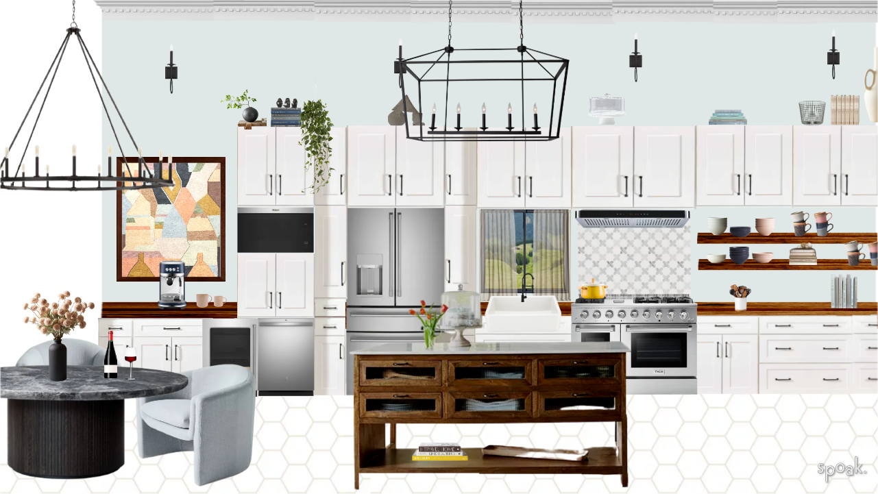 Interior room design created on Spoak