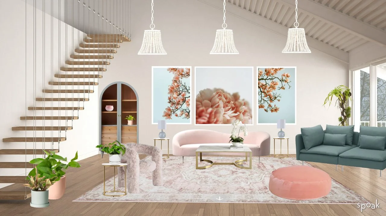 Interior room design created on Spoak