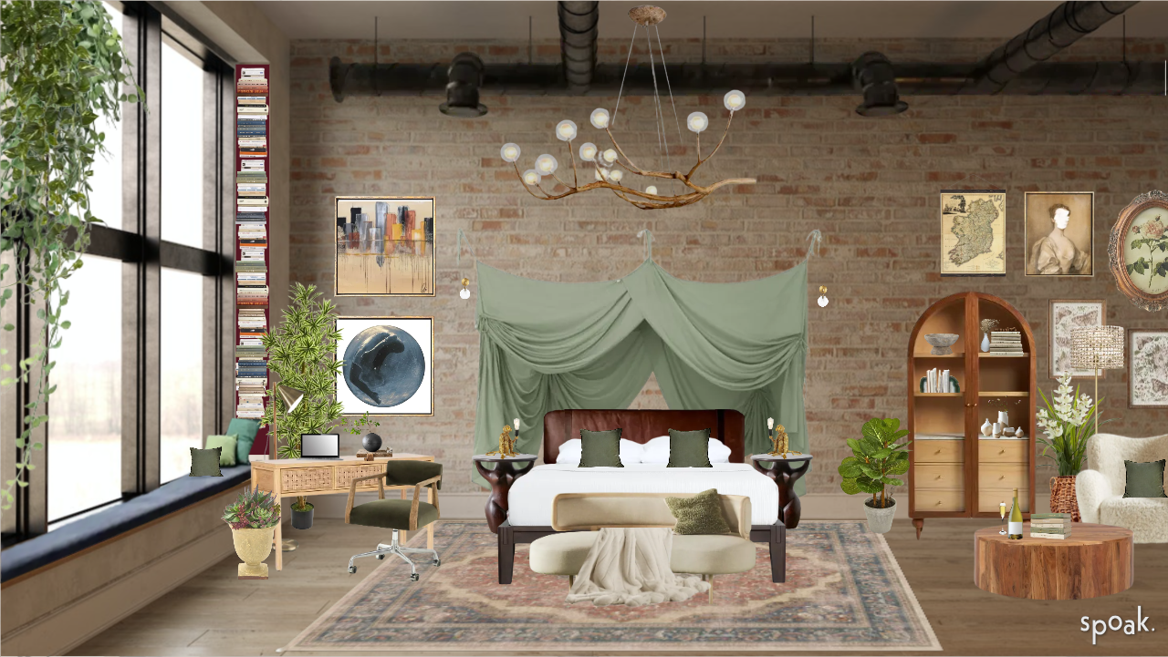 Interior room design created on Spoak