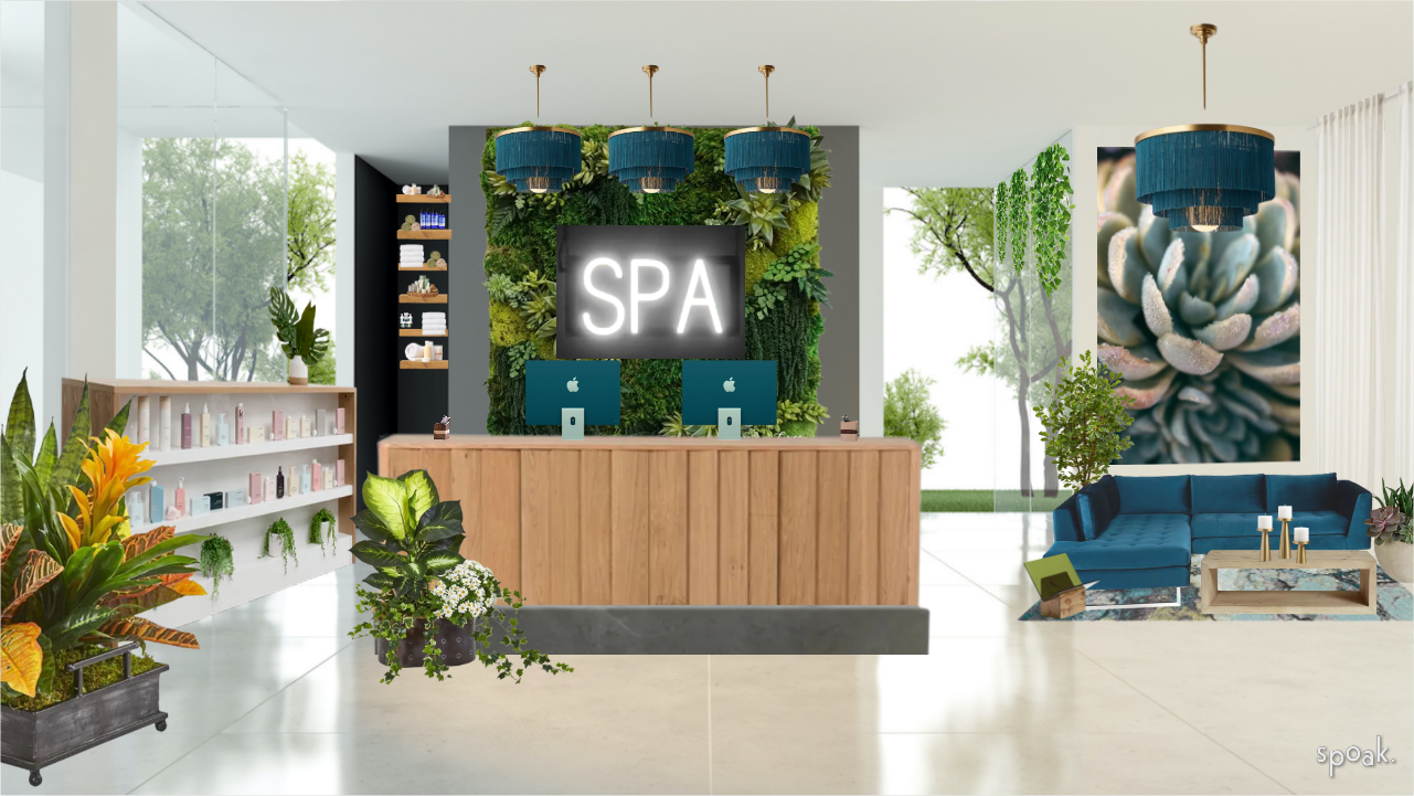 Interior room design created on Spoak
